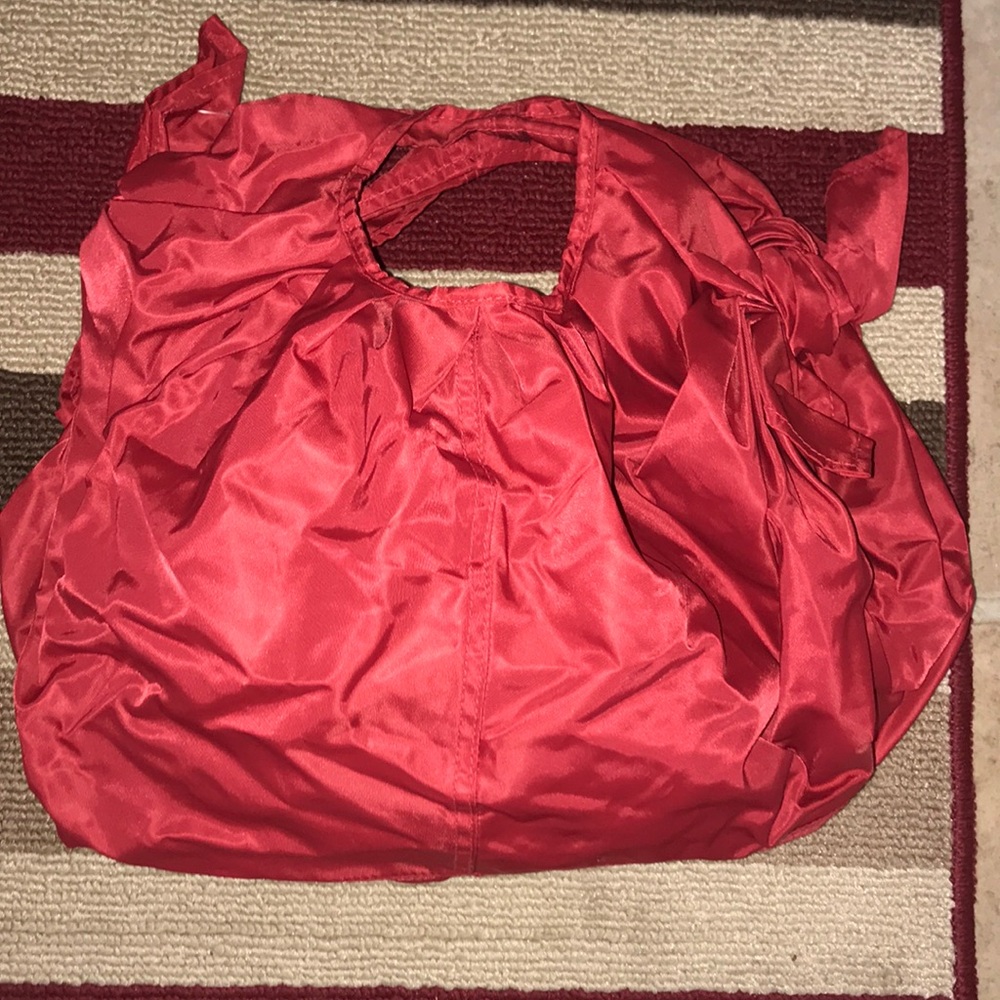 Gap Red Nylon Satchel ๐ NWT attached - Picture 2 of 8